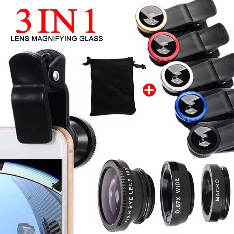 Fishing Camera - Objectif de téléphone 3 en 1