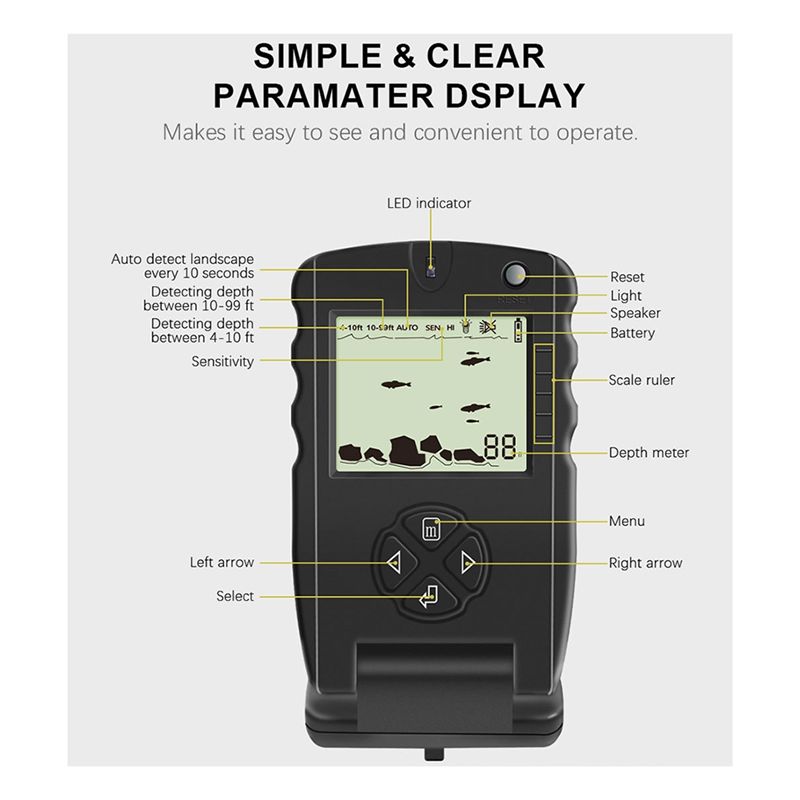 Nouveau détecteur de poissons  - Fish Finder Transducer avis et prix