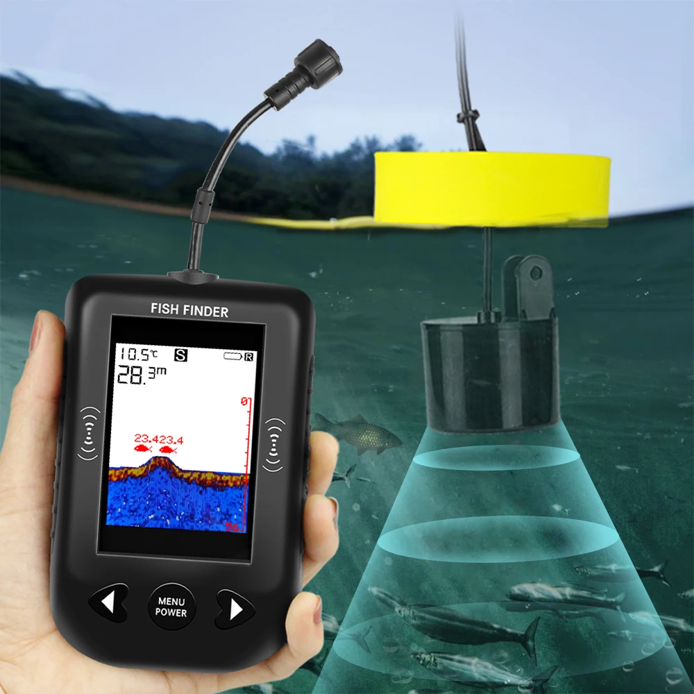 Alarme 100M Sonar Portable dét - Fish Finder Transducer avis et prix
