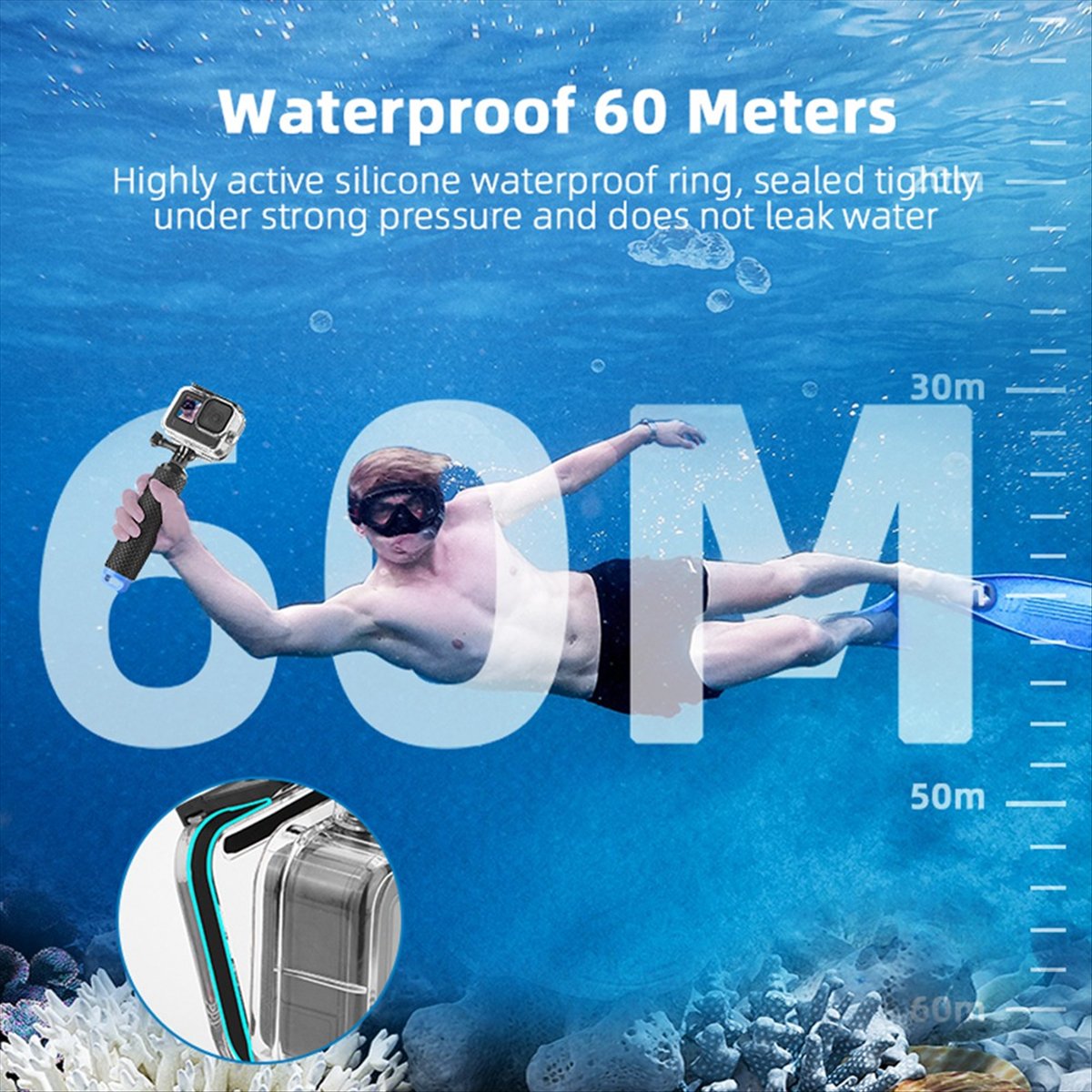 Boîtier étanche M05K 60M pour  - Underwater Camera avis et prix