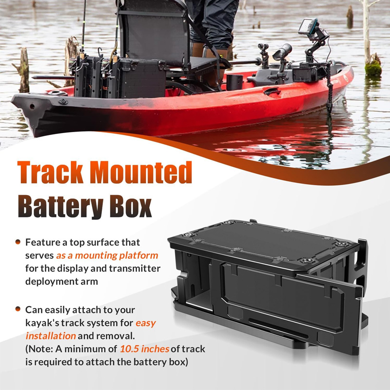 Boîtier de batterie monté sur  - Fish Finder Transducer avis et prix