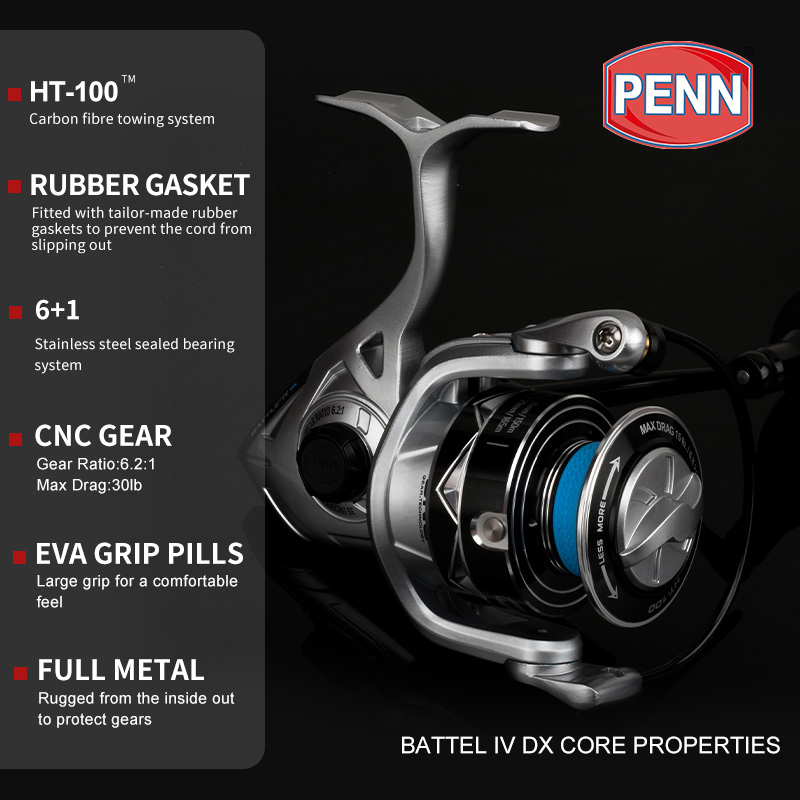 Moulinet de pêche PENN BATTLE  - Penn Reel Battle avis et prix